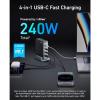 Anker 749 Prime 240W Gan 4Ports Desktop Charger, A2342211-11795-01