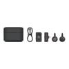 Hollyland Lark M2S, Wireless Lavalier Microphone Mini Combo Titanium Clip, 300m Range, Compatible With iOS And Android, Black-35098-01