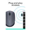 Logitech M170, 2.4 GHz Wireless Connection, 1000 Dpi, Wireless Mouse, Black And Gray-30144-01