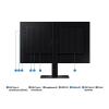 Samsung S60D QHD ViewFinity, 24 Inch IPS 100 Hz Refresh Rate Display, Flicker Free, Eye Saver Mode, HDR10,  Flat QHD High Resolution Monitor, LS24D606EAMXUE -32098-01