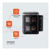 Porodo Lifestyle, 11L Capacity, Timer, Info Display And Touch Panel, Double Stack Air Fryer With 12 Presets, Black, PD-LFST087-BK-32713-01