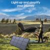 Choetech 200W foldable solar panel charger portable for outdoor and camping use-36595-01