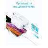 Anker PowerPort PD 2, Dual Port Fast Charging Adaptor, White, A2636K21 -31830-01