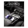 Moxedo, PPS Technology PD 3.0 With USB C, USB A And Lightning Ports Compatible With Android And Apple Devices, 51W Ultra Fast Car Charger, MX-CC028-32353-01