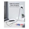 Anker USB C To USB C 240W Upcycled Braided 6ft Fast Charging Cable, Black, A82E2H12-29205-01