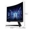 Samsung, Odyssey G5, 144Hz Refresh Rate, HDR10, Flicker Free, Eye Saver Mode, FreeSync, 27 Inch Curved Gaming Monitor, LC27G55TQBMXUE -32114-01