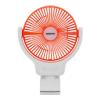 Geepas, 9 Hours Working Time, AC,DC Function, 1500mAh Lithium Battery, Two Level LED, Charging Indicator, Up And Down Tilting, Full Charged Indicator, Working Indicator, 8 Inch Multi Angle LED Clip Fan, GF21121-29622-01