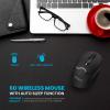 Pawa 6D Wireless Mouse With Auto Sleep Function, Black, PW-VM6D16DP-BK-28582-01