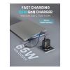 Moxedo Lite 65W GaN Charger Dual USB C Port And 1 USB A Port Fast Charging PD 3.0 With USB C To USB C 1.2 Meter Cable-32318-01