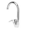 Krypton, High Quality Material In Chrome Color, Durable 40MM Ceramic Disc Cartridge, Leak Proof, Solid Handle And 360 Degree Swiveling Spout, Alpha Series Single Lever Kitchen Mixer, KNSW6406-32596-01