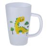 Royalford 342ml Glass Frosty Mug With Cap -11028-01