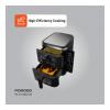 Porodo Lifestyle, 11L Capacity, Timer, Info Display And Touch Panel, Double Stack Air Fryer With 12 Presets, Black, PD-LFST087-BK-32719-01