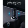 Anker PowerDrive Dual Port Car Charger 30W Fast Charging USB C USB A Black, A2741H11-36403-01