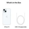 Apple iPhone 15, 256GB Storage, 6.1 Inch Super Retina XDR Display, A16 Bionic Chip, 48MP Main Camera, iOS 18, Face ID, Smartphone, Blue-30284-01