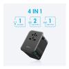 Anker 65W Multi Port Travel Charger With 2 USB Ports And 2 Type C Ports, Black, A9213-32410-01