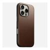 Nomad Modern Leather Case, 8ft Drop Protection, MagSafe And Wireless Charging Compatible, Protective Phone Leather Case For iPhone 16 Pro Max, Brown-34295-01
