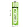 USB Rechargeable 1.5v Lithium AA Battery -11498-01