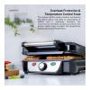 Geepas, 4 Slice Non Stick Electric Belgian Waffle Maker With Adjustable Temperature Control, 1100W Electric Waffle Maker, GWM5417 -32226-01