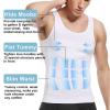 2 Pc Slim N Lift Slimming Shirt For Men ,Combo-11613-01