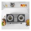 Geepas, Attractive Design, Gas Range 2 Burner Stove Cooktop, Auto Ignition, Outdoor Grill, Camping Stoves, Stainless Steel Body Cooker, 2 Burner Gas Hob, GK6856-33529-01