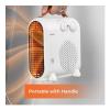 Geepas, Fan With 3 Modes, Cool, Warm, Hot, 2 Powers, 1000W And 2000W, Safety Fuse, 2000W Fan Heater With Adjustable Thermostat, GFH28547-29669-01