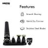 Geepas, Floating Blade, Men Electric Razor Beard Trimmer, Grooming Kit Rotary Cordless Body With Stand, Nose Hair Trimmer, Waterproof, 5 In 1 Grooming Kit, GTR56025UK -34054-01