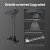 Starlink V4 Adapter Wall Mount, Dish Roof Mount Bracket Starlink Mounting Kit, GEN3-DM1-PRM2-36565-01