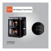 Porodo Lifestyle, 11L Capacity, Timer, Info Display And Touch Panel, Double Stack Air Fryer With 12 Presets, Black, PD-LFST087-BK-32716-01