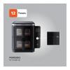 Porodo Lifestyle, 11L Capacity, Timer, Info Display And Touch Panel, Double Stack Air Fryer With 12 Presets, Black, PD-LFST087-BK-32717-01