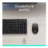 Logitech M187, 2.4 GHz Wireless Connection, 1000 Dpi, Full Size Ambidextrous Curve Design, Wireless Mouse, Black-30138-01
