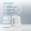 Powerology 8in1 Station 10000mAh PD 120W QC Wireless Power, Bank-35770-01
