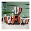 Geepas, 750W, 3 Speed Setting, 1.5L Blending Jar And Grinder Jar, Wet And Dry Grinder, Pulse Function, 0.5L Chutney Jar, 3 In 1 Mixer Grinder, GSB44040-31016-01