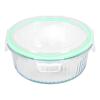 Royalford 620ml BRS Round Glass Airtight Container -10758-01