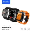 Haino Teko Germany Richard M10 smart watch with wireless charger 3 pair strap-3500-01