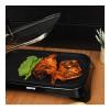 Geepas, Adjustable Thermostat, Non Stick Smokeless Grill Indoor With Glass Lid, Overheat Protection, On Indicator Light, 1600W Electric Barbeque Grill, GBG63040-28798-01