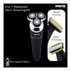 Geepas, Floating Blade, Men Electric Razor Beard Trimmer, Grooming Kit Rotary Cordless Body With Stand, Nose Hair Trimmer, Waterproof, 5 In 1 Grooming Kit, GTR56025UK -34055-01