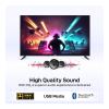 Geepas, Google TV, Dolby Audio, Built In Chromecast, Remote Control, HDMI And USB Ports, Licensed Contents And Pre Installed Apps, WiFi And Screen Sharing, 55 Inch Smart Ultra HD LED TV, GLED5506SGXHD-33571-01