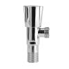 Geepas, Silver With Chrome Plated, Quick Turn Cartridge, 1X100 Angle Valve, GSW61134-29005-01