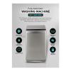 Geepas, Fully Digital Control And Automatic Top Load Washing Machine, 8 Wash Programs With Strong Pulsator, 8KG Fully Automatic Washing Machine, Metallic Grey, GFWM8823SX -30942-01