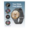 Moxedo Glory, 1.43 Inch Amoled HD Display Fitness Watch Real Time Health Monitoring, 100 Plus Watch Faces, 120 Plus Sports Modes Fitness Activity Tracker, For iOS And Android, Smart Watch For Women, Black, MX-SW012-BK-33007-01