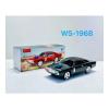 Wster Car Wireless Portable Speaker, Compact Design, FM Radio, 1500mAh Battery, Dodge Challenger Bluetooth Speaker, Red, WS-1968-34814-01