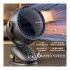 Portable Smart Fan Overheating Protection 6 Seed Control Smart Oscillating Head Brushless Desktop Fan-34433-01