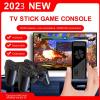 M8 Game Stick 4K Game Console with Two 2.4G Wireless Gamepads Dual Players HDMI Output Built in 2500 Classic Games Compatible with Android-15155-01