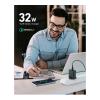 Aukey 32W Swift Series PD USB C Wall Fast Charger, PA-F3S-29824-01