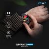 Pawa Elegance, 1.43 Inch HD Large Amoled Screen, Wireless Charging, Activity Tracking, Bluetooth Calls, Smart Watch, Black-19193-01