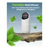Moxedo Plug In Electric Fragrance Diffuser Wall Mount Aroma Therapy Waterless Diffuser With 120ml Bottle Capacity, White, MX-EAD013-33029-01