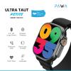 Pawa Ultra Taut Petite 2.2 Inch HD Display, Wireless Charging, Shockproof Design, Bluetooth Calls, Smart Watch With 2 Straps, Black-19163-01