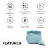 JBL Wave Beam, TWS With Mic, Customized Extra Bass Eq, 32 Hours Battery And Quick Charge, Ip54 Water And Dust Resistance, Ambient Aware, Google Fastpair, In Ear Wireless Bluetooth Earbuds, HSWBEAM-31654-01