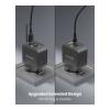 Moxedo 2 In 1 60W PD Interchangeable Cable USB A, USB C To USB C, 1.2m Braided Nylon Fast Charging Cable For All USB C Devices, Black, MX-NC044-34111-01