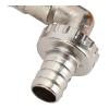 Krypton, Solid Metal Lever Handle With Ball Valve Cartridge, Wall Mounted Tap And Zinc Plated, Drain Cock, KNSW6350-32586-01